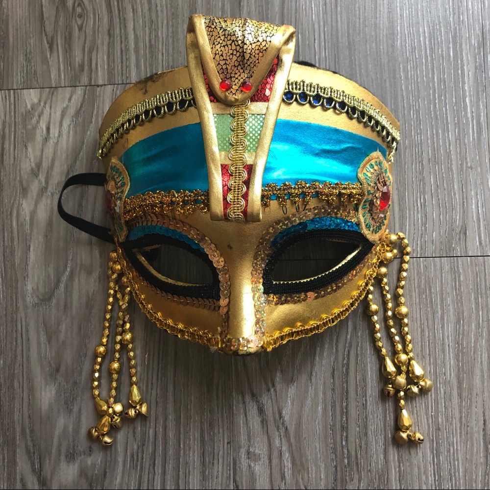 Egyptian Costume Mask, Adjustable Head Band